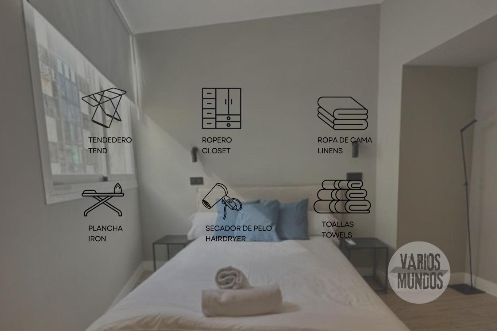 Central Apt De 2Hab Para 5Pax En Calle Silva E2 Мадрид Екстер'єр фото